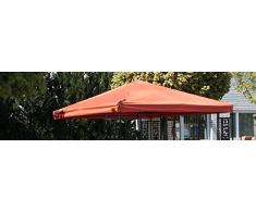 L.L. Universal Ersatzdach Metallpavillon 3x3 m Terracotta