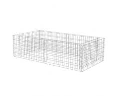 vidaXL Gabione Pflanzkübel 180x90x50cm Steinkorb Drahtkorb Blumentopf Hochbeet