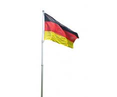 Teleskop Fahnenmast 4m Alu & Deutschland Fahne