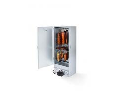 KAISER COMPANY 100 Hochwertiger Elektrischer Räucherofen/Räucherschrank aus verzinktem Blech I Tragbarer Smoker 120 cm I Perfekt zum Räuchern I Passen bis zu 15kg FleischI 2000WI mit Zubehör