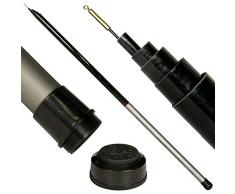 DEKOVALENZ - GFK Teleskop-Stange Verschiedene Längen, Fahnenmast für Balifahnen, Länge:3 Meter