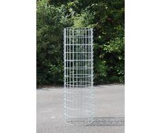 Gabionen-Säulen, Steingabionen, Steinkorb, Gabione, Säule (Ø35 cm H:100 cm)