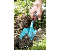 Gardena combisystem-Blumenkelle: Gartenschaufel für An- und Umpflanzarbeiten, Arbeitsbreite 8.5 cm, flexibler Einsatz, aus Qualitätsstahl, duroplastbeschichtet, Korrosionsschutz (8929-20)