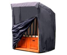 Kronenburg Schutzhülle Strandkorb aus 420 D Oxford Gewebe - Abdeckung für Gartenmöbel