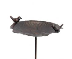 FRANK FLECHTWAREN Vogeltränke Rostoptik