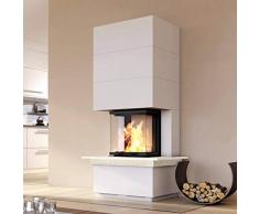 Kaminbausatz Camina S12 hoch (Naturstein Bank Mocca Crema)