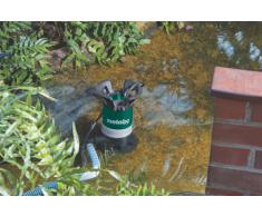 Metabo Schmutzwasser-Tauchpumpe PS 1500 S | inkl. Winkelanschlussstück mit Mulitadapter, Schwimmschalter | 251500000