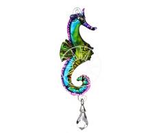 Handgefertigt Fantasy Glas seepferdchen Suncatcher Geschenk Kristall Tropical