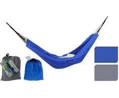 Tragbare Folding Travel Hängematte Camping Outdoor, grau