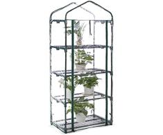 Baogu PVC Gartengewächshäuser Gewächshaus Treibhaus mit aufrollbarem Eingang Kleines Gartenhäuschen (160x69 x 49 cm)