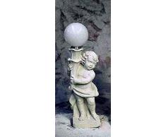 pompidu-living Leuchte, Stein, Parkleuchte Putto Kugel 4008 Farbe Sandstein
