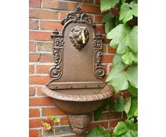 DR-041 WANDBRUNNEN LÖWE ANTIK GRÜNDERZEIT Stil Garten GUSSEISEN Landhaus BRUNNEN NEU