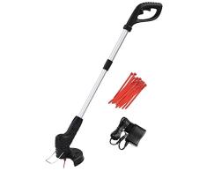 Gspose Akku-Rasentrimmer,Tragbarer kabelloser mit Kabelbindern und Ladegerät,Gartendekoration Werkzeug für Zuhause