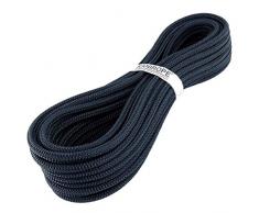 Kanirope® Polyesterseil Seil Polyester POLYBRAID 8mm 10m Schwarz geflochten