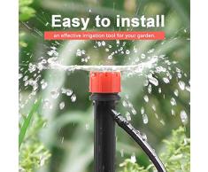 Wifehelper 20 Stücke Bewässerung Tropfer Einstellbare Mikrotröpfchenbewässerung 8 Wasser Outlet Garten Sprinkler Dripper Bewässerung Werkzeug