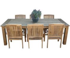 63545 Teak Gartenmöbel Set Mai