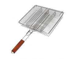 GRILL & MORE Essentials, Grillkorb mit Griff, edelstahl