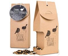 Wunderle Speisekammer - Das Einweg-Vogelfutterhaus