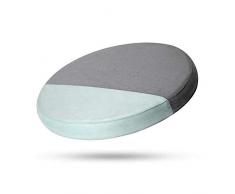 Kindlyperson Rundes Sitzkissen, Rundes Kissen Mattenkissen, Elastisches Stützkissen aus 100 Memory Foam, für den Innengarten in der Außenküche im Esszimmer