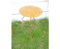 GartenTisch,Edelrost,Gartendeko,Gartenstecker,Beetstecker,Metall,Biertisch,35cm