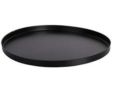 Esschert Design Bodenplatte, Bodenschutz für Feuerkorb oder Feuerstellen, rund, Ø ca. 50 cm