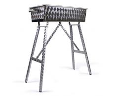 Grillmeister-Schwab.de Schaschlikgrill 60x30cm V2A Edelstahl Mangal Klappbar Holzkohlegrill Made in Germany шашлычница мангал