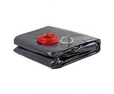 POOL Total Pool Abdeckplane 200g/m² für Rundbecken blau/schwarz für Ø 6,40 m Rundpool | Premium Qualität