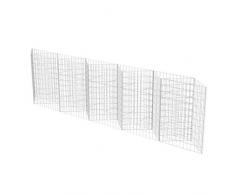 vidaXL Gabionenkorb 300x30x100cm Pflanzkasten Steinkorb Gabionen Wand Mauer