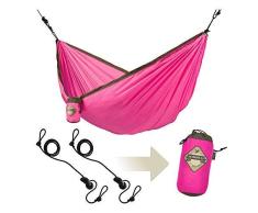 LA SIESTA - Colibri Fuchsia - Einzel-Reisehängematte inkl. Befestigung