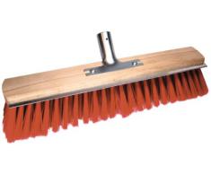 Brück 3412516 Straßenbesen Elaston 40 cm mit Stoßkante, Metallhalter ø 28 mm