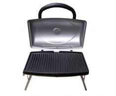 SLP tskbuc Notebook-Grill Gasgrill, 48 x 30 x 35 cm, silber