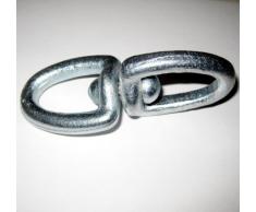 BAY® DREHKOPF - Aufhängung für Sandsack Boxsack Hängesessel Hängematten Schaukel Verlängerung Zwischenstück Wirbel Drehaufhängung Haken Stahl Drehhaken Deckenhaken Drehwirbel Sandsackwirbel