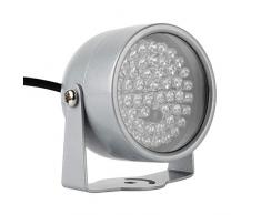 Wilktop IR-Strahler Licht 60°8W LED Infrarot Scheinwerfer Nachtsicht Night Vision 60°8W mit Netzteil