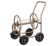 UPP Schlauchwagen ohne schlauch Deluxe mit Schutzhülle | Gartenschlauchwagen nimmt bis zu 60m Gartenschlauch auf | Der Schlauchhalter ist der ideale Helfer im garten für die Bewässerung