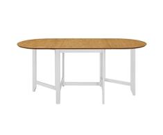 Tidyard Ausziehtisch Esstisch aus Gummiholz, Abmessungen (75-180) x 75 x 74 cm (L x B x H)✓ Wetterfest| Küchen-Tisch, Balkon-Tisch, Garten-Tisch | Ausziehbarer Massives -Tisch, Esstisch für draußen