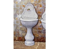 pompidu-living Wandbrunnen LIONE schmal H 146 Farbe Terracotta