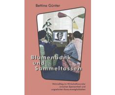 Blumenbank und Sammeltassen