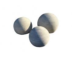 Antikes Wohndesign 3er-Set Kugelbrunnen Kugel Steinbrunnen Springbrunnen Brunnen Kaskadenbrunnen Zierbrunnen Beckenbrunnen Wasserspiel Figurenbrunnen Gartenbrunnen