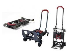 COSCO Shifter 135kg Multi Funktion Klappbar Handwagen und Sackkarre (Rot)