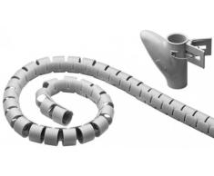 Goobay 51922 WireTube 2,5m robuster Spiralschlauch gegen Kabelsalat
