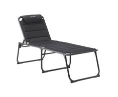Outwell Samoa Campingliege, Black, 70 x 200/214 x 49 cm