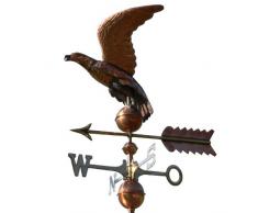 Wetterfahne Adler poliert