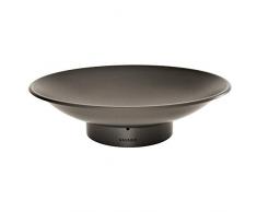 VASNER Sunty S1 Feuerschale, Feuerstelle, Feuerkorb | Stahl | 60 cm groß | Für Terrasse & Garten | Rund, Leicht, Schwarz