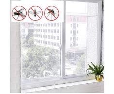 SEHNL Insektenschutz-Fenster Netting Kit Fly Bug Wespe Mosquito Vorhang Ineinander greifen-Netz-Abdeckung Insekt-Fenster-Netz & Tape Drop