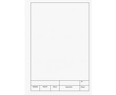 Brunnen 1042237 KIESER-Zeichenblock (A4, 25 Blatt, blanko, mit Rand, gelocht, 150g/m²)