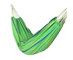 10T Devellin XL Hängematte 1 Mann Tuchhängematte 100% Baumwolle 220x110 inkl. Befestigung