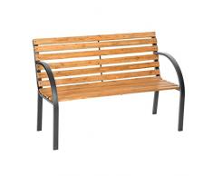 TecTake Gartenbank Parkbank Holz - Diverse Modelle - („Micha“ 119,5 x 62 x 83cm | Nr. 401425)