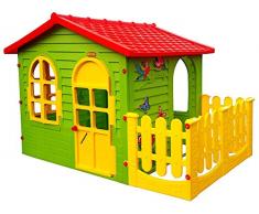 Mochtoys 5907442104981 Big Haus für Kinder mit Garten Spielhaus