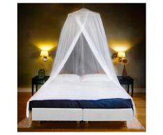 EVEN NATURALS Luxus Moskitonetz Doppelbett für XXL Bett, Mückennetz Outdoor inkl. Montagematerial, Mosquito Netz Reise, Fliegennetz, einfache Anbringung, Tragetasche, Keine Chemikalien