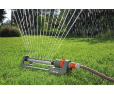 GARDENA Classic Viereckregner Polo 250: Rasensprenger für gleichmäßige Flächenbewässerung von 110 -250 m², Reichweite 8-18 m, Sprengweite max. 14 m, wartungsfrei dank Edelstahl-Schmutzsieb (2083-20)